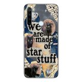 Manitoba Xiaomi Redmi Note 8 Uyumlu We Are Made Of Star Stuff Tasarımlı Baskılı Şeffaf Telefon Kılıfı, Çok Renkli