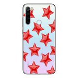 Manitoba Xiaomi Redmi Note 8 Uyumlu Yıldızlar Tasarımlı Baskılı Şeffaf Telefon Kılıfı