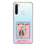 Manitoba Xiaomi Redmi Note 8 Uyumlu You Look Good Tasarımlı Baskılı Şeffaf Telefon Kılıfı, Çok Renkli