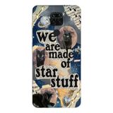 Manitoba Xiaomi Redmi Note 9 Uyumlu We Are Made Of Star Stuff Tasarımlı Baskılı Şeffaf Telefon Kılıfı, Silikon, Çok Renkli
