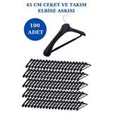 Manken İstanbul 100 Adet Plastik Yüksek Kalite Ceket Askısı, Elbise Askısı, Takım Elbise Askısı Çok Renkli