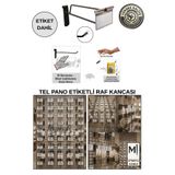 Manken İstanbul 20 Adet 25 cm Etiketli Siyah Tel Pano Kancası - Koruma Kauçuklu - Ekstra Güçlü - Raf Askısı