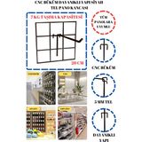 Manken İstanbul 20 cm - 100 Adet Cnc Büküm Dayanıklı Yapı 20 cm Siyah Tel Pano Kancası