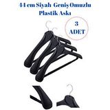 Manken İstanbul 3 Adet Plastik Ceket Askısı Kıyafet Askısı Takım Elbise Askısı Çok Renkli