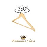 Manken İstanbul Business Class 45 cm Italyan Kanca 3 Adet Ceket Askısı Buluz Askısı Elbise Askısı Ahşap Askı - Ahşap Rengi