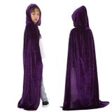 MaNMaNing Çocuk mantosu, kostüm, kostümlü oyun, parti, pelerin, kız bebek pelerini, cadılar bayramı,, Mor, 5 Yaş