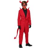 MaNMaNing Erkek Cadılar Bayramı kostümü, gotik, vampir parti kıyafeti, performans, kostümlü oyun, resmi kostüm, erkek, 8-9 yaş