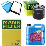 Mann Audi A7 3.0 Dizel Quatro 272 Hp Filtre Bakım Seti Liqui Moly Motor Yağlı 2014-2018 4 Lü