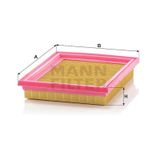 Mann C2244 Hava Filtresi