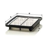 Mann C24010 Hava Filtresi