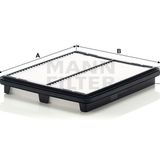 Mann C2634/2 Hava Filtresi
