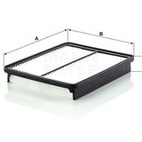 Mann C27050 Hava Filtresi