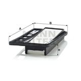 Mann C3118 Hava Filtresi