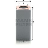 Mann C8004-1 Hava Filtresi