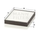 Mann CU2513 İç Mekan Filtresi