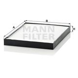 Mann CU2634 İç Mekan Filtresi