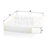 Mann CU27 009 İç Mekan Filtresi