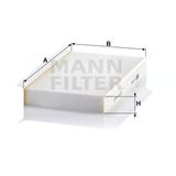 Mann CU2747 İç Mekan Filtresi