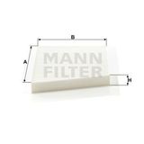 Mann CU3461 İç Mekan Filtresi