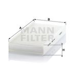 Mann CU3847 İç Mekan Filtresi