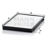 Mann CU3943 İç Mekan Filtresi