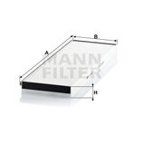 Mann CU4662 İç Mekan Filtresi