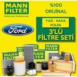 Mann Filter Ford Fiesta 1.4 2009-2013 Filtre Bakım Seti