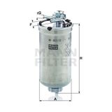 Mann Filter Skoda Fabia 1.4 TDI 2004-2006 Yakıt Filtresi