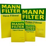 Mann Fılter Toyota Verso 2.0 D4D Dizel Mann Filtre Bakım Seti 2010-2013 Hava+Yağ+Yakıt+Standart Polen
