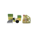 Mann Fılter Volskwagen Jetta 1.4 Tsı 122 Bg (Cax) Filtre Seti (Yakıt Hariç) Castrol 5W-30 Ll 4 Litre Yağlı Mann