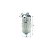 Mann Filter WK853/12Z Yakıt Filtresi