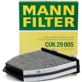 Mann Mercedes W204 Kasa W212 Kasa Karbonlu Polen Filtresi C180 C200 C250 E180 E200 E220