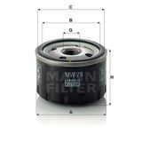Mann MW75 Yağ Filtresi