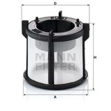 Mann PU51X Yakıt Filtresi