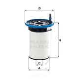 Mann PU7005 Yakıt Filtresi