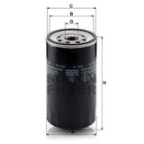 Mann W1168/1 Yağ Filtresi