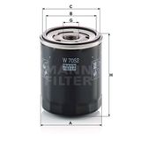 Mann W7052 Yağ Filtresi