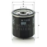 Mann W712/32 Yağ Filtresi