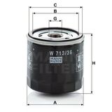 Mann W713/36 Yağ Filtresi