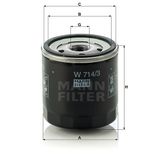 Mann W714/3 Yağ Filtresi