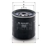 Mann W920/82 Yağ Filtresi
