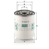 Mann W930/13 Yağ Filtresi