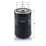 Mann W940/62 Yağ Filtresi