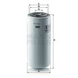 Mann WD13145/3 Yağ Filtresi
