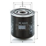 Mann WD920/9 Yağ Filtresi