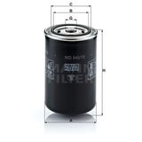 Mann WD940/13 Yağ Filtresi