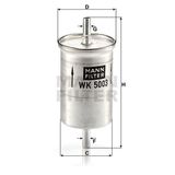 Mann WK5003 Yakıt Filtresi