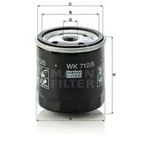 Mann WK712/5 Yakıt Filtresi