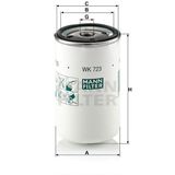 Mann WK723 Yakıt Filtresi