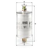 Mann WK726/2 Yakıt Filtresi